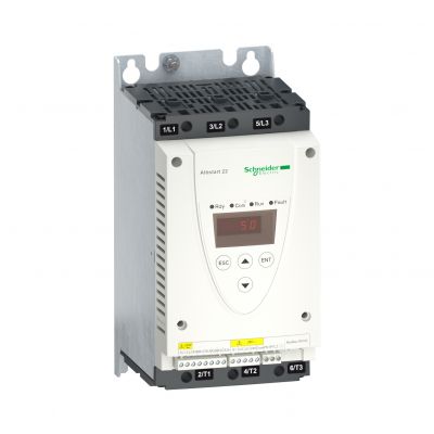 Układ łagodnego rozruchu ATS22 3 fazowe 230/440VAC 50/60Hz 7.5kW 17A IP20 ATS22D17Q SCHNEIDER (ATS22D17Q)